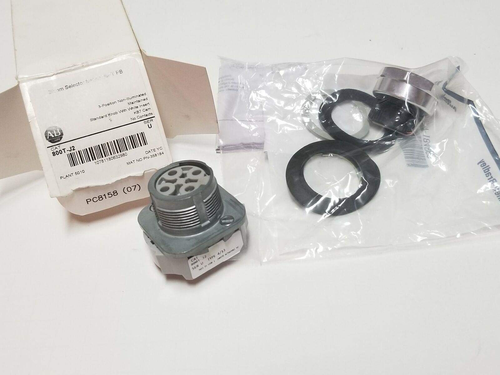 Allen Bradley 800T-J2 Selector Switch 3 Position: Industrial Basic